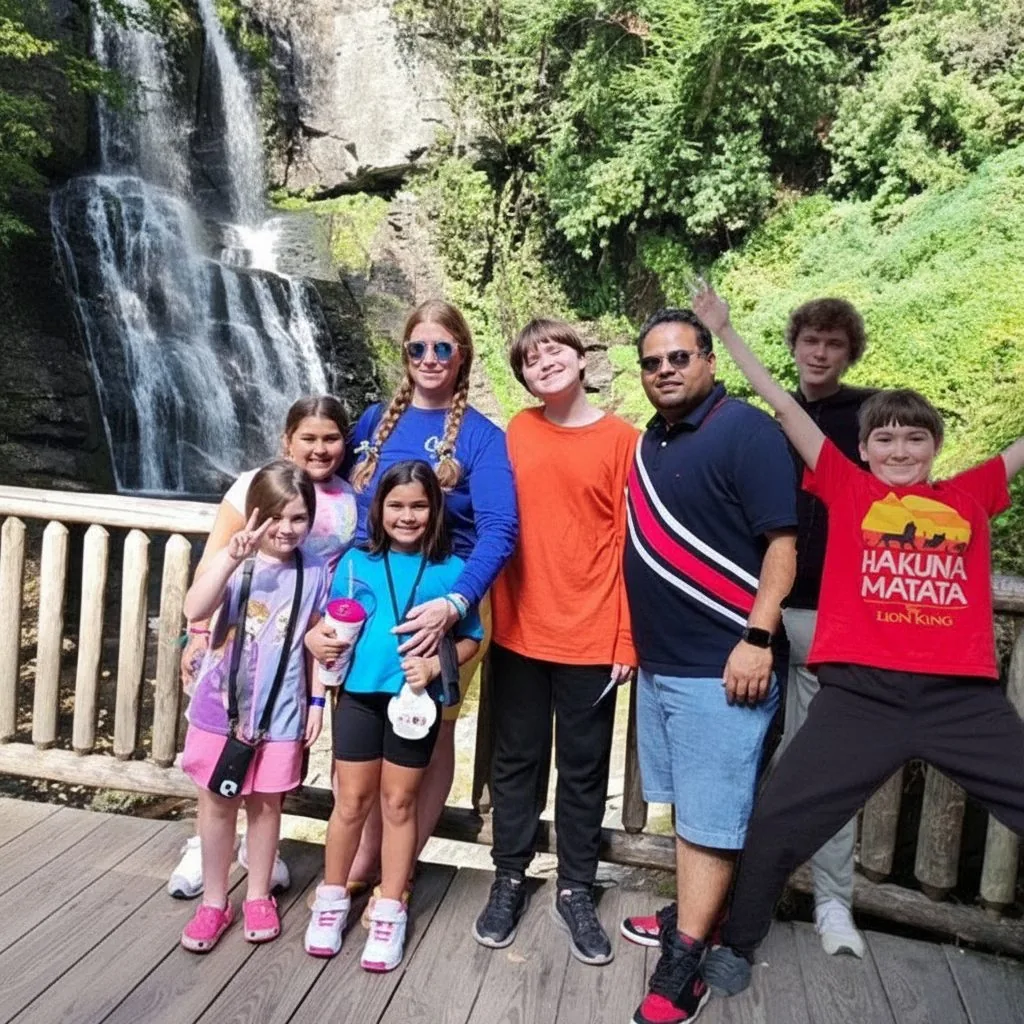 Tonya George with her family